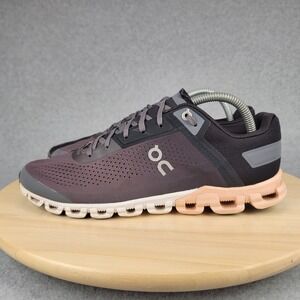 On Running Cloudflow Sneakers Womens 9.5 Purple Peach Road Training‎ Shoes